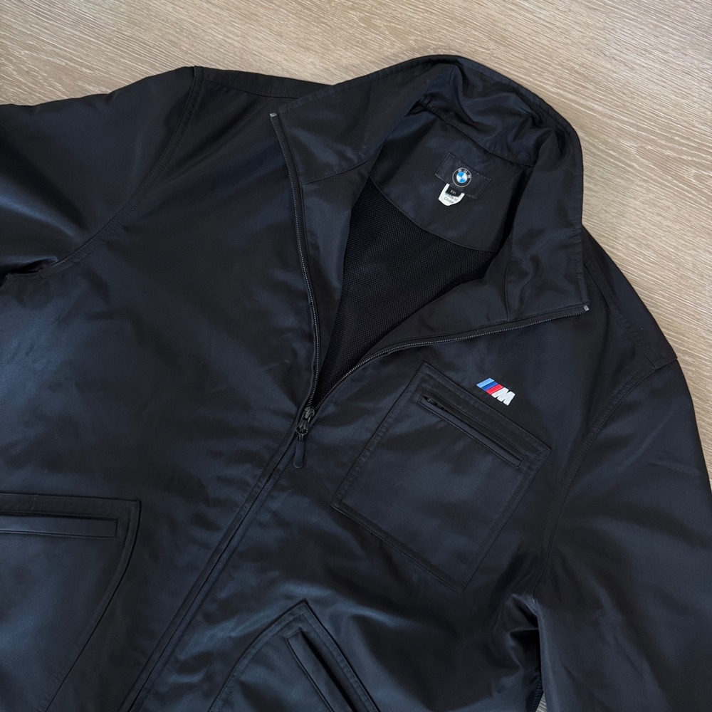 BMW M Series Jacket Mens XXL Black Full Zip Softshell Style 80120431681-685